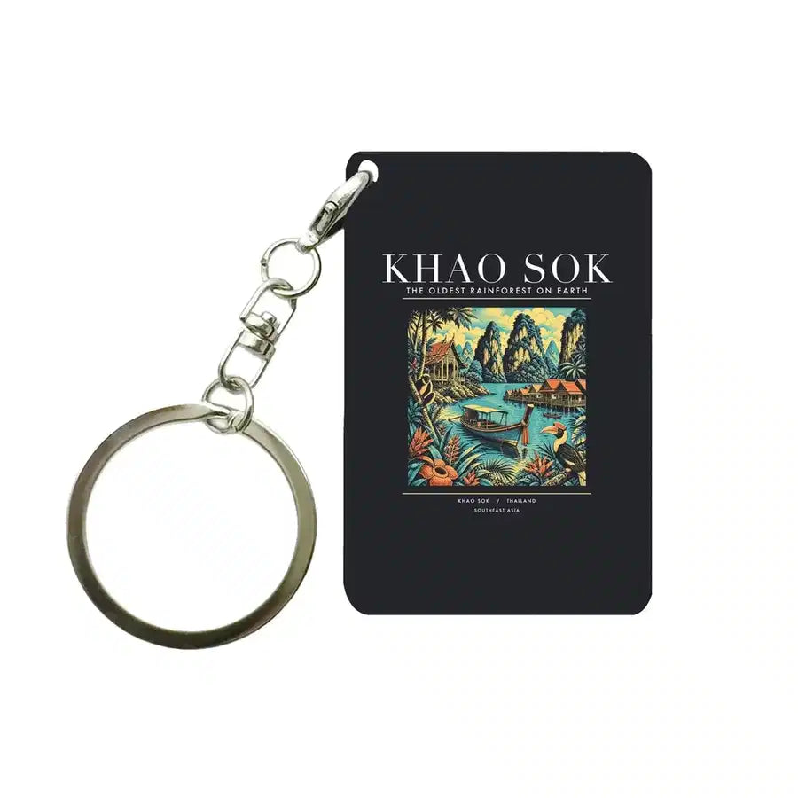 KHAO SOK - Poster - Key Chain - Black