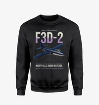 Thumbnail for F3D-2 Skyknight design on black sweatshirt