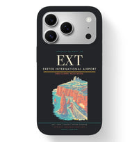 Thumbnail for Exeter Airport (EXT) design on black iPhone 17 Pro MagSafe case