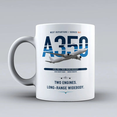 A350-900 Mug design on white airbus
