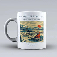 Thumbnail for VINTAGE G4350 - The Reindeer Crossing - Ceramic Mug design on white