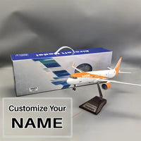 Thumbnail for Side view of Easyjet Aircrafts Airbus A321neo Airplane Model (Special 45CM) aviation LED model airplane in diecast metal with.