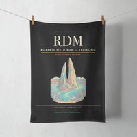 Thumbnail for Roberts Field (RDM) design on black towel