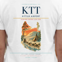 Thumbnail for Kittilä Airport (KTT) double-side t-shirt design close-up cover