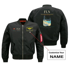 Hercilio Luz International Airport (FLN) Bomber Jacket