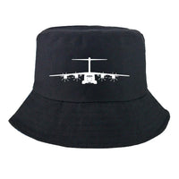 Thumbnail for Airbus A400M Silhouette summer hat - black