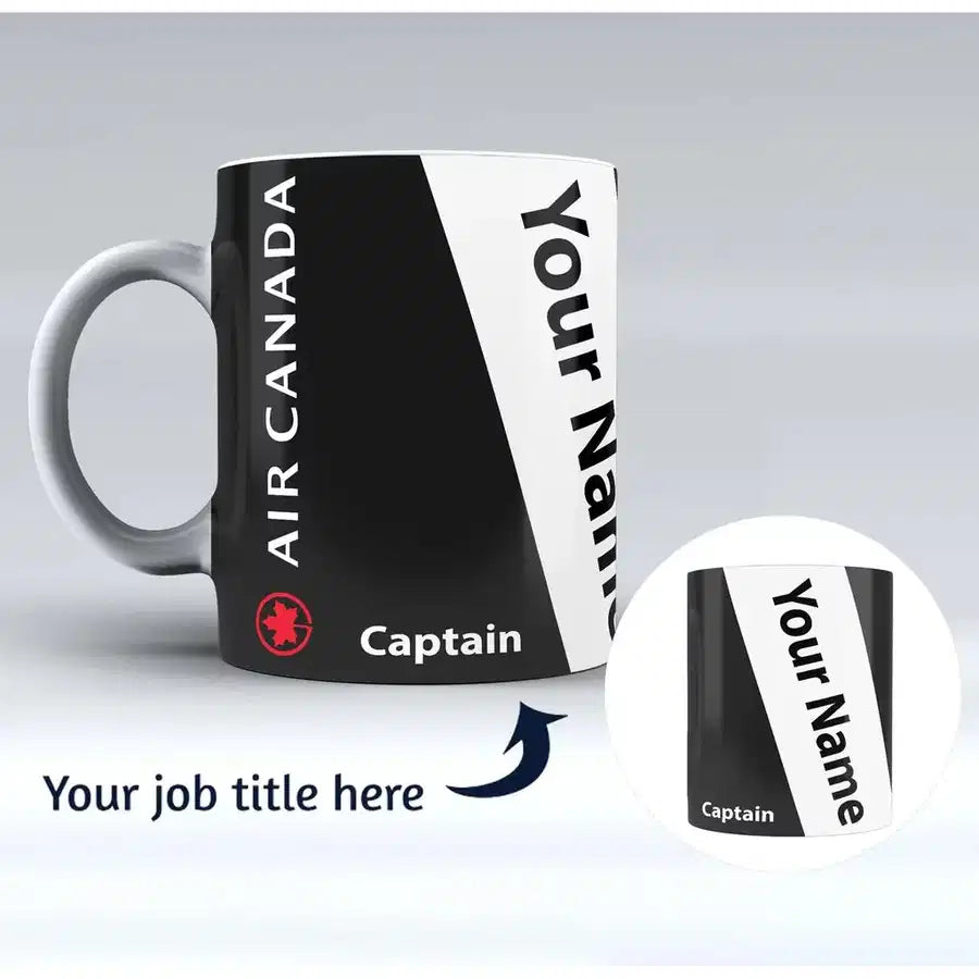 Air Canada Designed Ceramic White Mugs - view 1