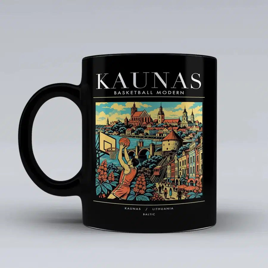 KAUNAS - Poster - Mug - Black