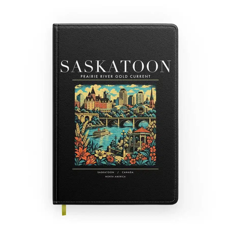 SASKATOON - Poster - Notebook - Black