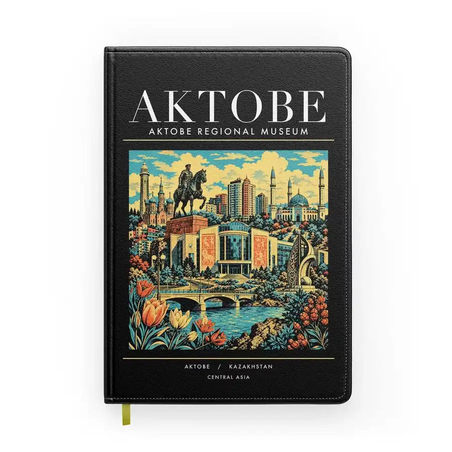 AKTOBE - Poster - Notebook - Black