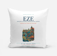 Thumbnail for Buenos Aires Ministro Pistarini International Airport (EZE) design on white pillow