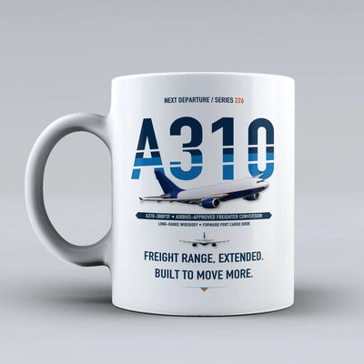 A310-300P2F Mug design on white airbus