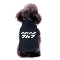 Thumbnail for Pet vest with Boeing 757 & Text Dog Pet aviation design, quilted insulated panel.