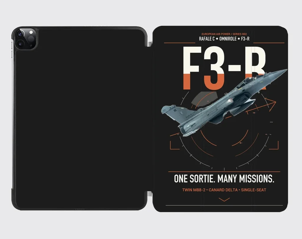 Dassault Rafale C — F3-R standard design on black ipad tablet case