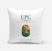 Thumbnail for Sultan Hasanuddin Airport (UPG) design on white pillow