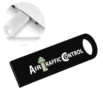 Air Traffic Control aviation design on durable waterproof casing waterproof USB device.