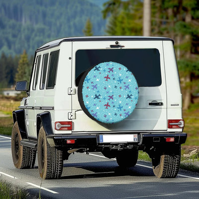 Love of Travel with Aircraft Tire Cover
