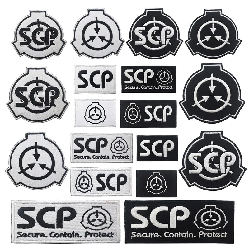 SCP Foundation Embroidered aviation design patch in embroidered fabric.