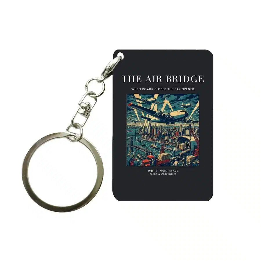 VINTAGE G4099 - The Air Bridge - Designed Key Chain design on black