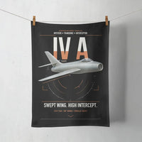 Thumbnail for Dassault Mystère IV A design on black towel