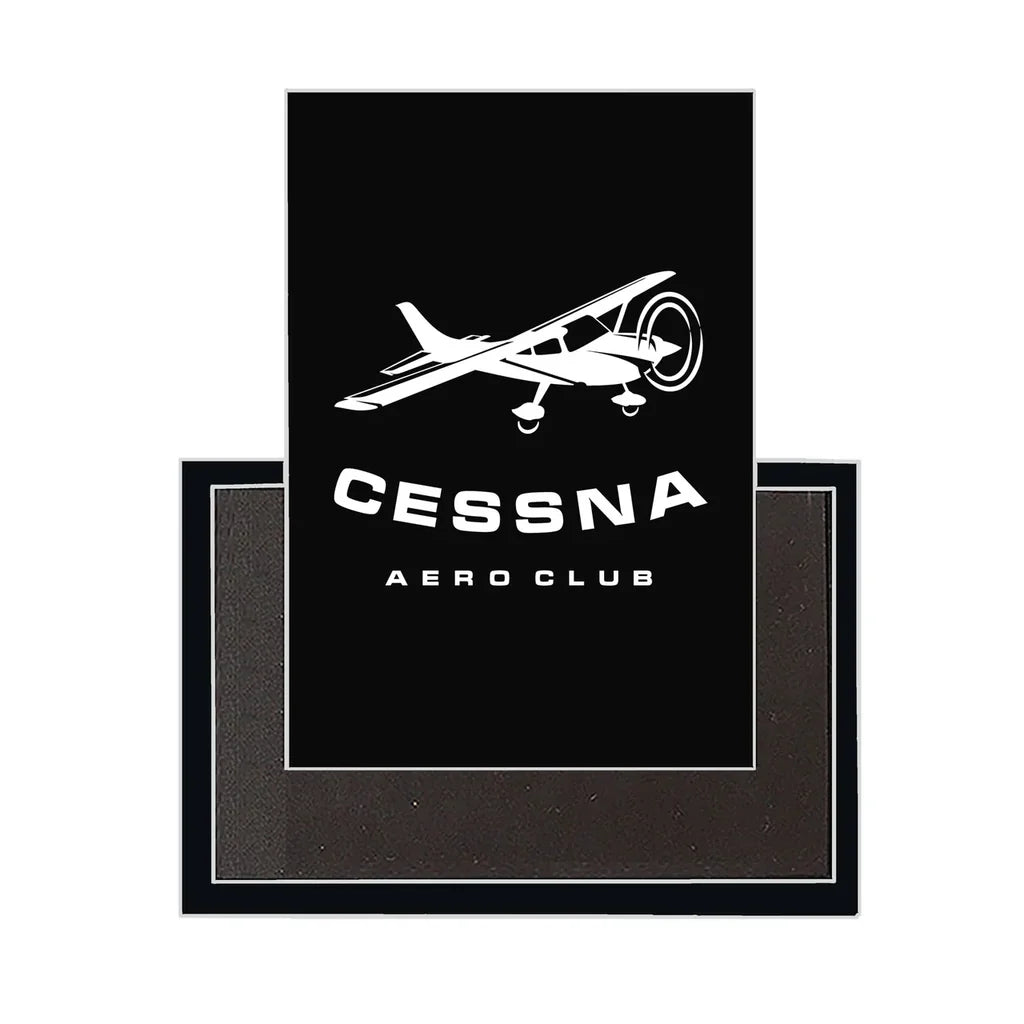 Cessna Aeroclub aviation design magnet in strong neodymium core.