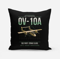 Thumbnail for OV-10A Bronco design on black pillow