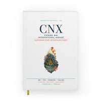 Thumbnail for Chiang Mai International Airport (CNX) design on white notebook