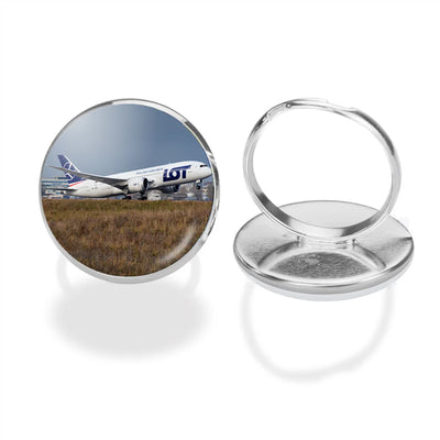 LOT Polish Airlines Boeing 787 aviation ring in stainless steel.