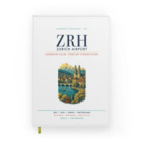 Thumbnail for Zurich Airport (ZRH) design on white notebook