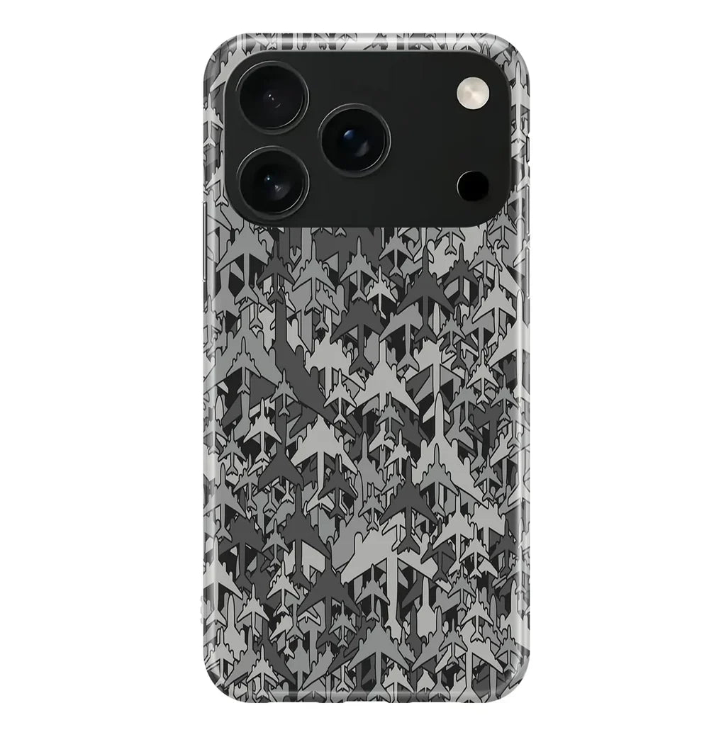 Dark Coloured Airplanes iPhone Case