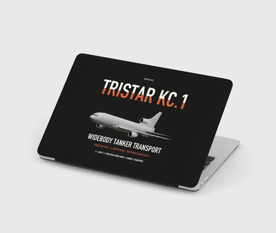 Lockheed TriStar KC.1 design on black MacBook case