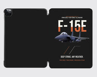 Thumbnail for F-15E Strike Eagle Deep Strike Any Weather design on black ipad tablet case