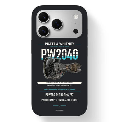 PW2040 Case design on black iphone case