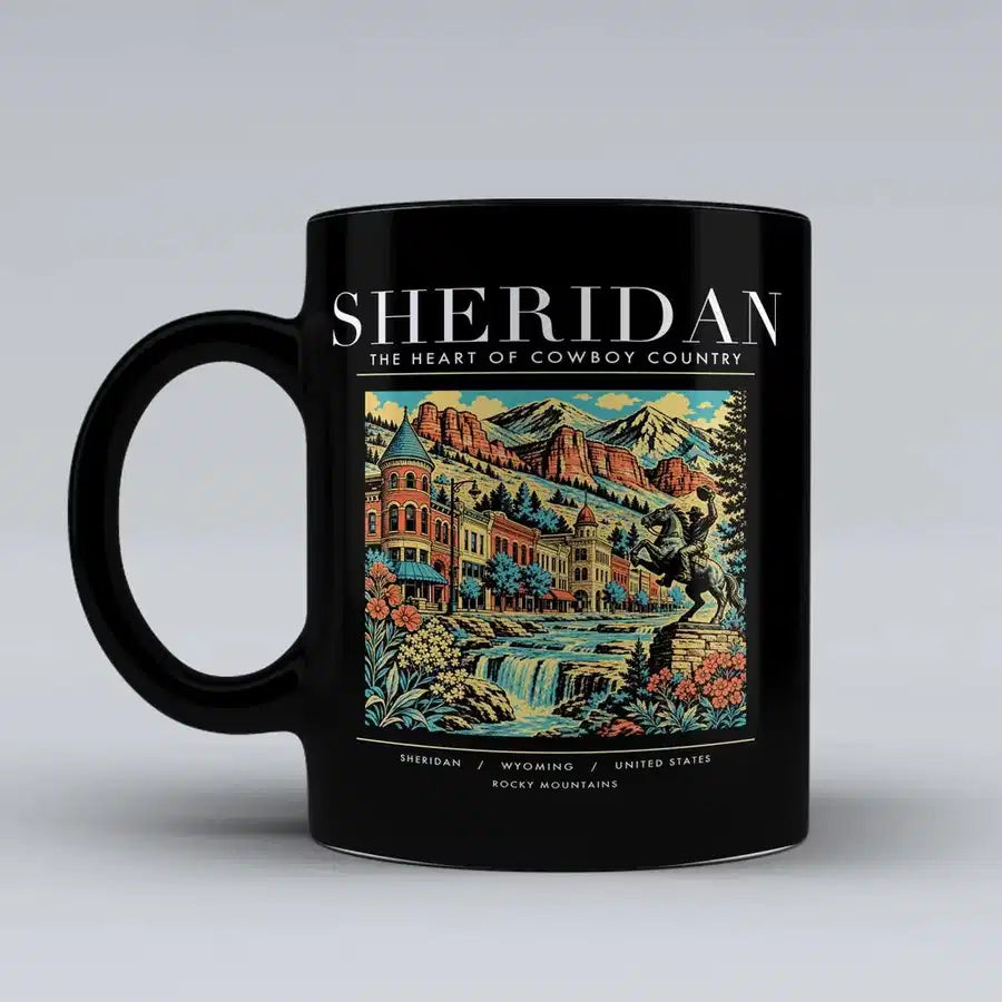 SHERIDAN - Poster - Mug - Black