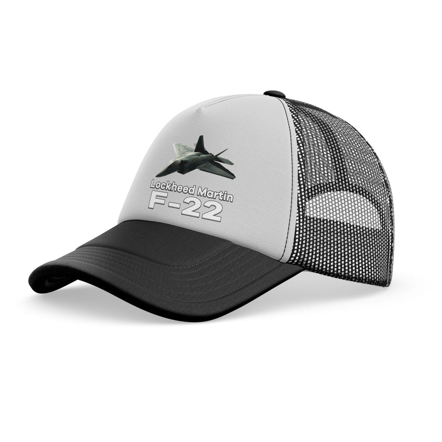 The Fighter Jet 22 Silhouette trucker cap - black
