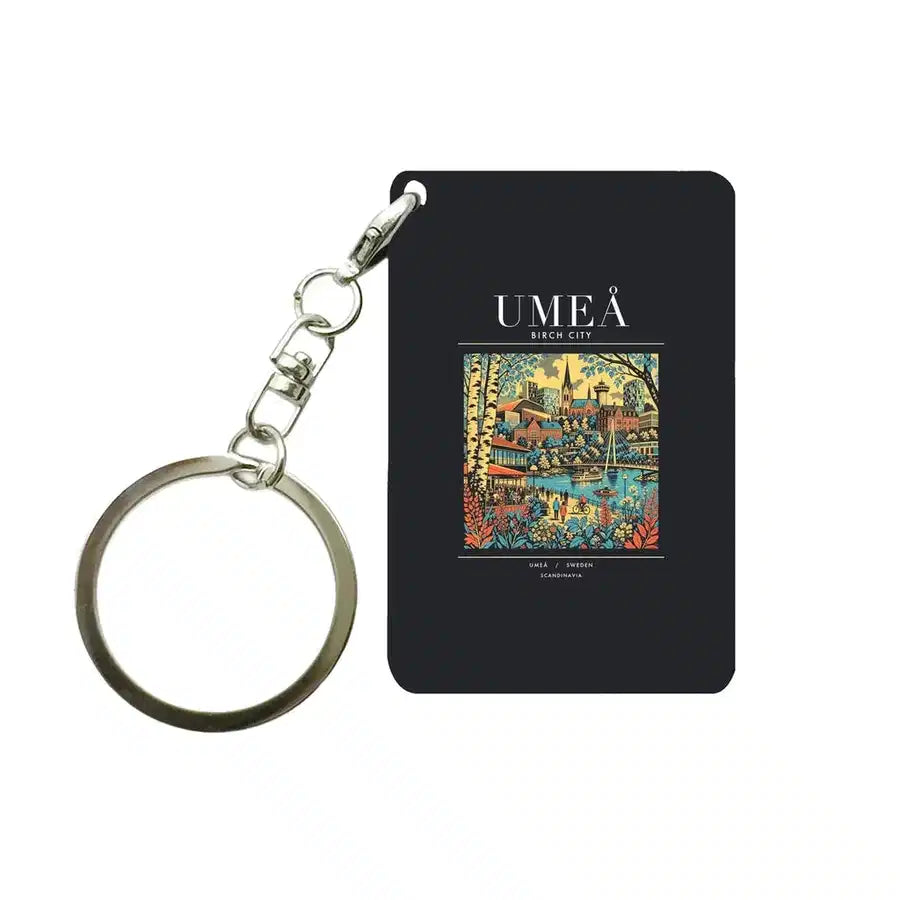 UMEÅ - Poster - Key Chain - Black