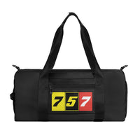 Thumbnail for Flat Colourful 757 aviation sports bag in durable nylon.