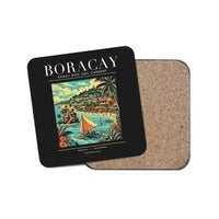 Thumbnail for BORACAY - Poster - Coaster - Black