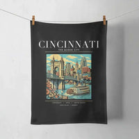 Thumbnail for CINCINNATI - Poster - Towel - Black
