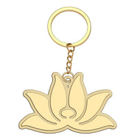 Thumbnail for Vietnam Airlines aviation hollow key chain in polished alloy.