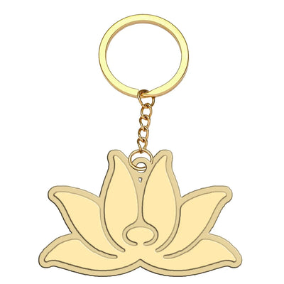 Vietnam Airlines aviation hollow key chain in polished alloy.