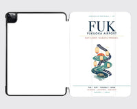 Thumbnail for Fukuoka Airport (FUK) design on white ipad tablet case