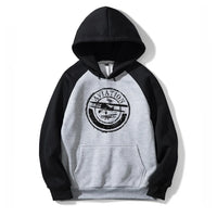 Thumbnail for Aviation Lovers aviation design on colourful cotton blend colourful hoodie.