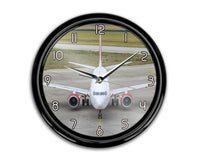 Thumbnail for Face to Face with Boeing 737 aviation themed wall clock, premium wood and metal.