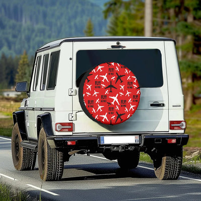 Fly Be Free Red 2 Tire Cover