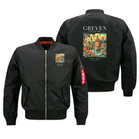 Thumbnail for GREVEN - Poster - Bomber Jacket - Black