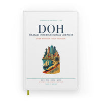 Thumbnail for Doha Hamad International Airport (DOH) design on white notebook