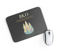 Thumbnail for Modibo Keita International Airport (BKO) design on black rectangle mouse pad