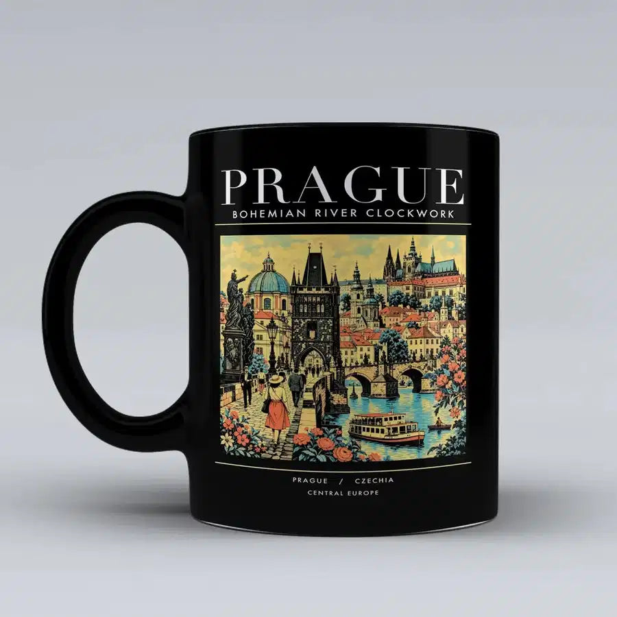 PRAGUE - Poster - Mug - Black