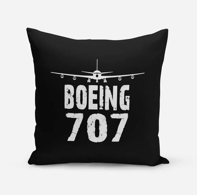 Boeing 707 & Plane aviation design on soft polyester filling pillow.